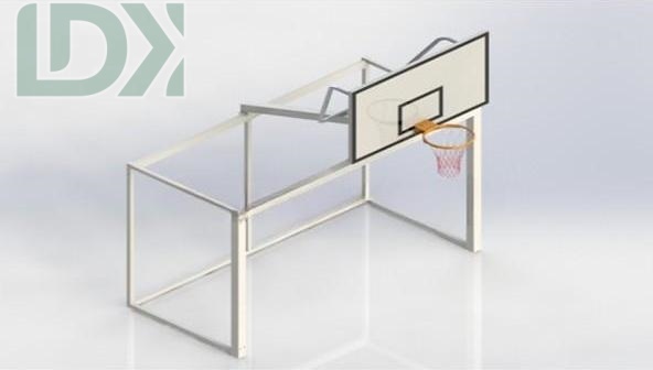 New Design Steel Basketball Hoop With Soccer Goal Innovative Sport Equipment
