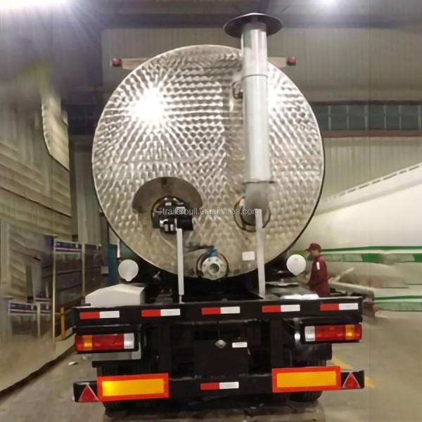 3 Axles 40000L 30t Insulated Aluminum Tanker Semi-Trailer with Fuwa Axle 13t and Air Bag Spring Suspension for Organic Chemical of Dibutyl 