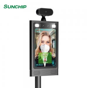 China Android 800*1280 RK3288 Face Recognition Infrared Thermometer on sale