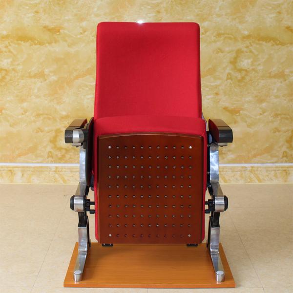 ODM Movie Theater Chair With Cup Holder , Multiscene Flameproof Red Theater Seats