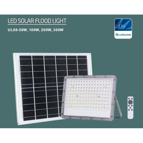22mm Thickness Solar Panel Flood Lights 200W 2000lm CB With Pouch Cell Battery