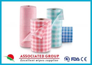 Quality Spunlace Viscose And Polyester (PET) Non Woven Fabric Roll Colorfu Printed for sale