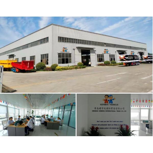 50T Loading 3 Axles Cargo Transport Fence Semi Trailer