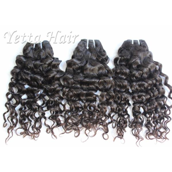 Double Knots Soft Real Brazilian Human Hair Weft For Dream Girl