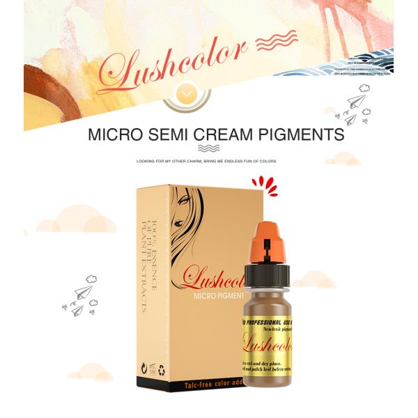 Liquid Organic Microblading Pigments For Semi PMU Microblading Eyebrow Tattoo