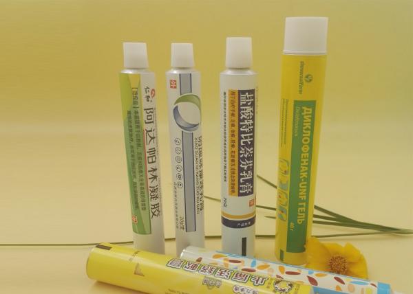 Buy Pure Collapsible Aluminium Tubes , Medicine Ointment  20g Tube Laminate at wholesale prices