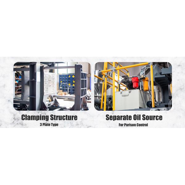 Roadblocks Plastic Extrusion Blow Molding Machine 160L EBM HDPE Traffic Road