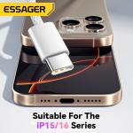 ESSAGER ES-X52 Series PD3.0 USB C To C Cable 60W 3A With TPE Jacket