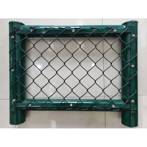 PVC Galvanized Chain Link Fence 100x100mm for Driveway
