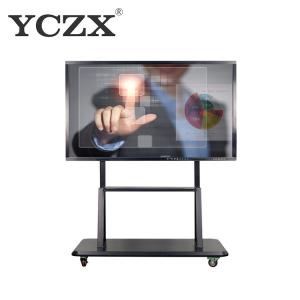 Quality Black Frame LED IR Interactive Whiteboard Display With Digital Pen for sale