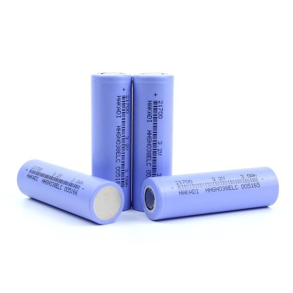 3000mAh 21700 Rechargeable Li Ion Battery 3.2V 3.3v 3Ah 21.5×70.5mm