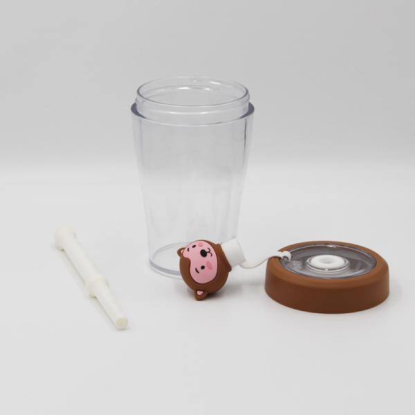 BPA Free Cute Childrens Straw Water Bottle Drinking Juice With Straw