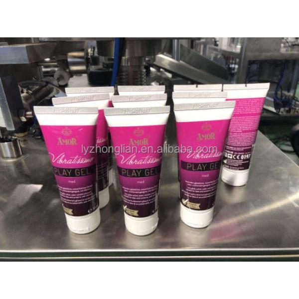 Hot selling cosmetics automatic rotary semi-automatic aluminium tube filling and sealing machine for honey