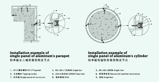 Durable Washable Aluminum Wall Panels , Perforated Corrugated Metal Ceiling Panels
