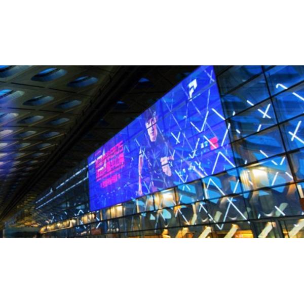 16.7 Trillion Back Led Window Display Screen 220W/ M2 P7.8 High Brightness