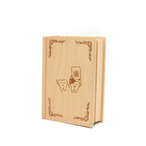 Wooden Baby tooth case ,tooth holder ,wooden tooth box for Newborn baby gift