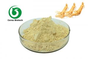 Quality High Standard Pure  Ginseng Extract Powder , 5%-80% Stem & Leaf Ginseng Root Extract for sale