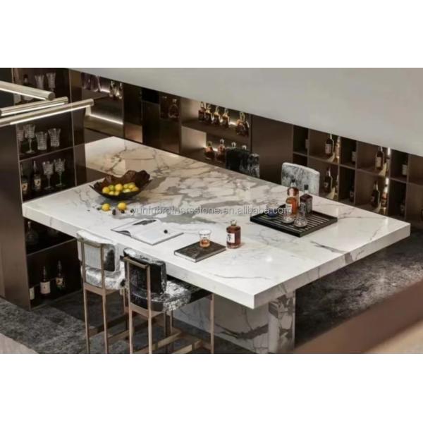 Home Decor Modern Fish Belly White Marble Stone Slabs for Living Room and Floor Tiles