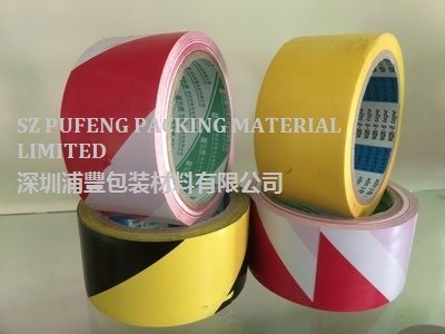 Abrasion Resistant 0.15mm Adhesive Marking Tape , floor warning tape,pvc caution tape