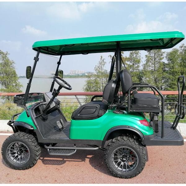 4 Wheel Disc Brake 10 Inch TFT IP66 CARplay Display 4 Person Golf Cart Max140KM Max 28MPH Hunting 4 Seater Electric Golf