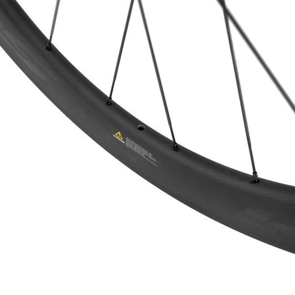 Customizable 45mm Carbon Fiber Road Bicycle Wheelset 700c 20 24h R13 Hub Carbon Wheels