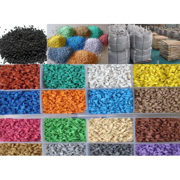 Blue / Purple Coloured EPDM Granules 2mm - 5mm Rubber Crumb For Playgrounds