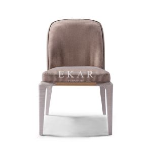 Quality Fabric Contemporary Luxury Furniture Dining Chair Without Arm W009D6A for sale
