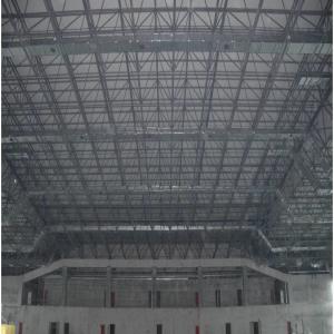 Quality S355JR Metal Warehouse Roof Truss 50mm 0.8mm For Coal Storage Shed for sale