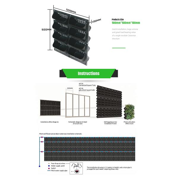 Vertical Moss Garden Green Plant Wall Panel Finishing Not Coated Per square meter 4