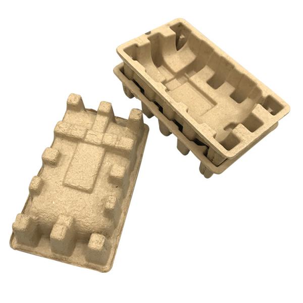 Smoothly Biodegradable Moulded Pulp Tray Customized Box Inner Packaging Insert