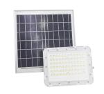 60W Aluminum material LED Solar Flood Light with remote control time control for