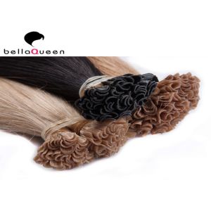 Quality Natural Virgin Hair Extensions , Keratin U Tip Human Hair Extensions for sale