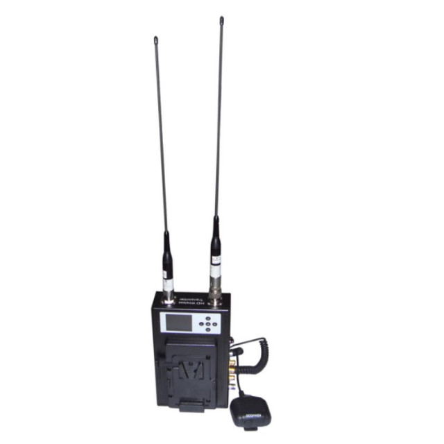 Two Way Voice Mobile Video Transmitter SDi COFDM Wireless AES/ABS Encryption 128