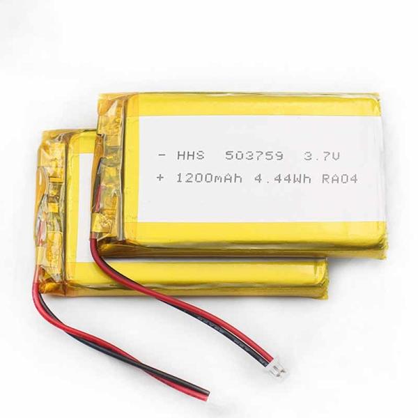 MSDS 3.7V 1200mAh PL503759 Lithium Ion Polymer Battery