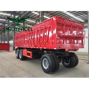 Quality 35MT 45MT 50MT Full Trailer With Fence Cargo Trailer for sale