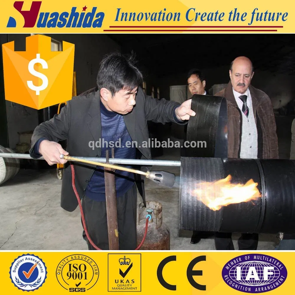 Pre Insulation Pipe Joints Corrosion Protection HDPE Heat Shrinkable Sleeves