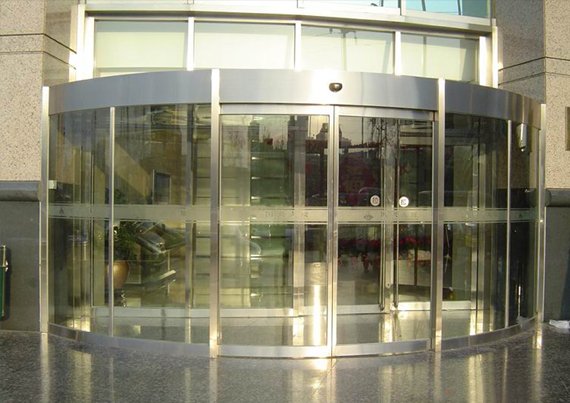 Baixin Tempered Glass Arc Automatic Door