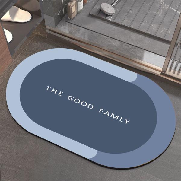 Technology Velvet Bathroom Foot Mat Water Absorption Kitchen Runners Rugs