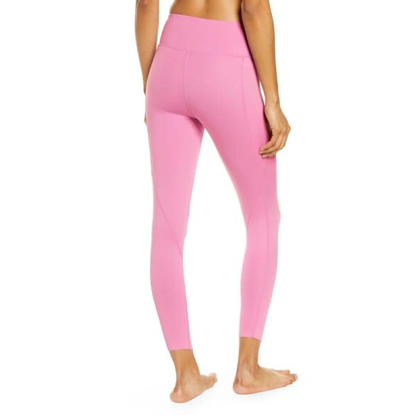 High Waist Pink Sexy Fitness Workout Gym Pants Yoga Leggings For Women With Pocket