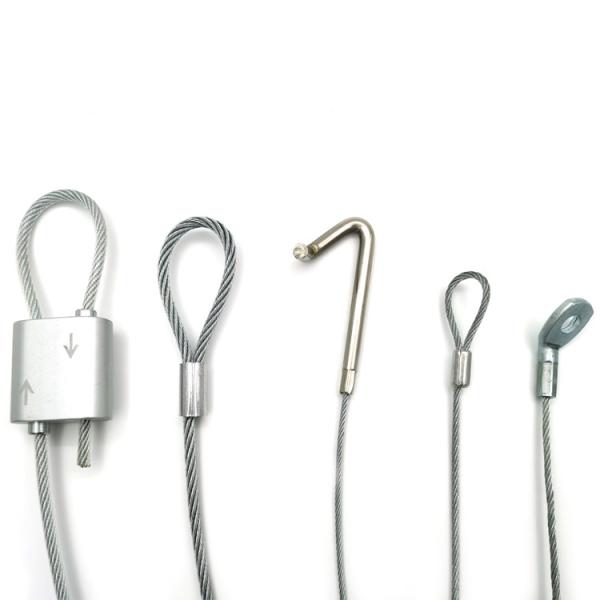 Threaded Rod Mounting Systems Wire Suspension Hanging Kit Cable Lock Assembly