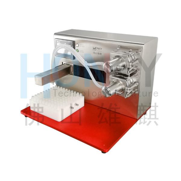 Desktop X-Y Axis Vape Oil Liquid Filling Machine With Diving Filling Function And 60-80 Bottles / Min Speed