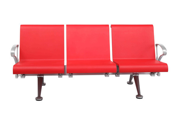 PU Foam Hospital Waiting Room Chairs With Middle Tea Table