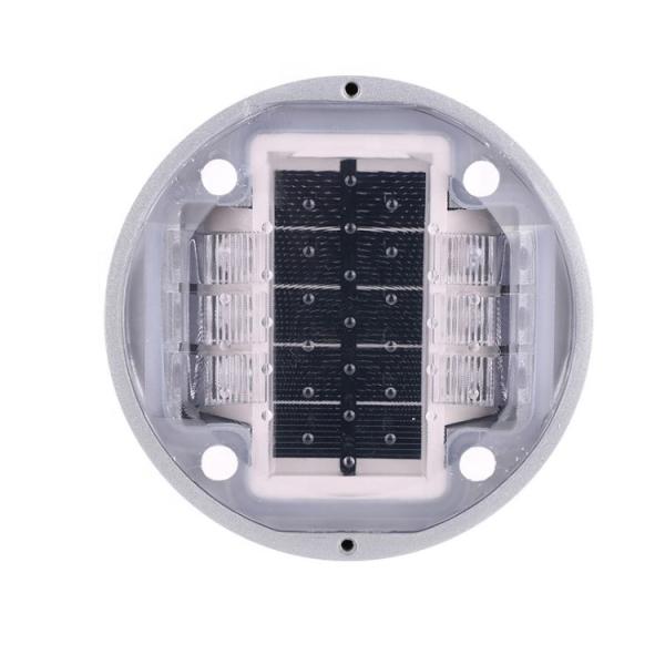 Aluminium Road Stud Solar Powered LED White Embedded Solar Road Reflector Road Stud