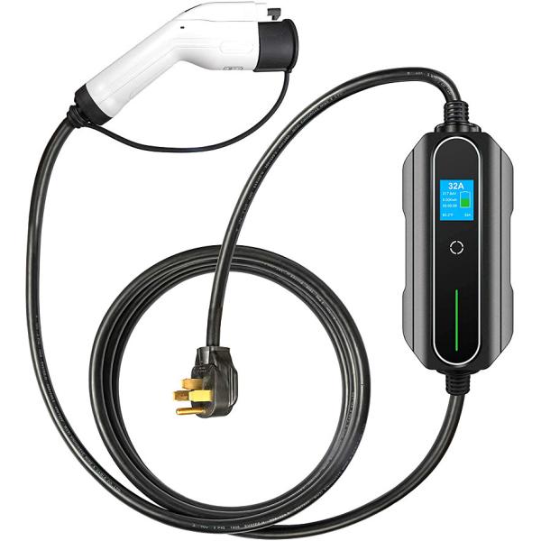 32A 7kw Portable EV Charging Station SAE J1772 Level 2 NEMA14-50