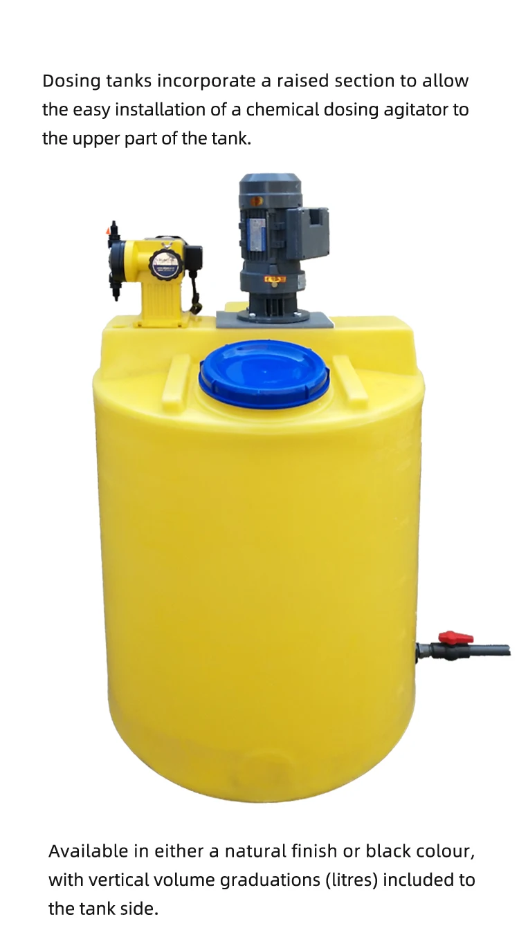 Chemical PE Plastic Barrel Drums Water Plastic tank for Water Treatment