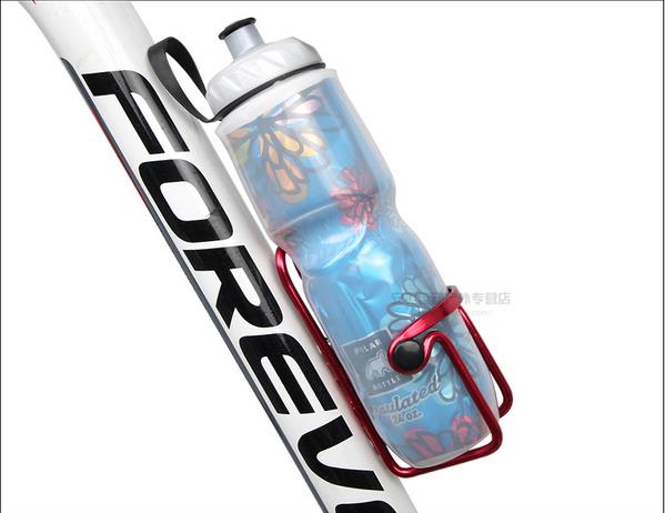 Light Cycling Mountain Bike Water Bottle Holder Cage Lithium Alloy Mount Bottle Holder Bracket Rack 67.6g five colors