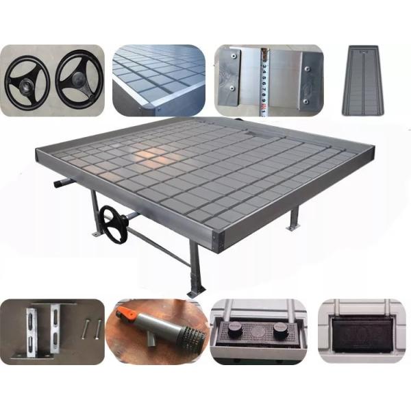 ABS Hydroponic Greenhouse Rolling Benches 70cm Height Plant Nursery Benches