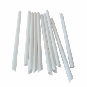 Quality CPLA Biodegradable Straws 12*230mm High Temperature Normal Temperature for sale