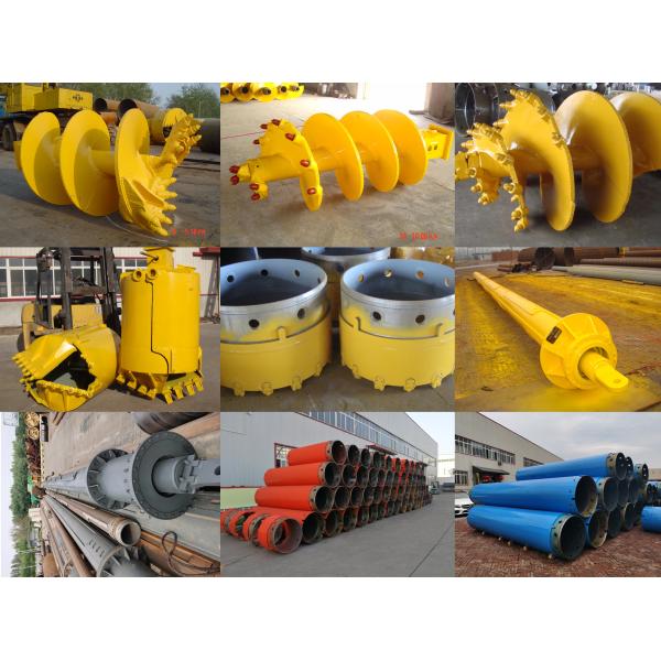 Deep Foundation Kelly Bar Drill Rig Pile Seamless Steel Tube Inter Locking