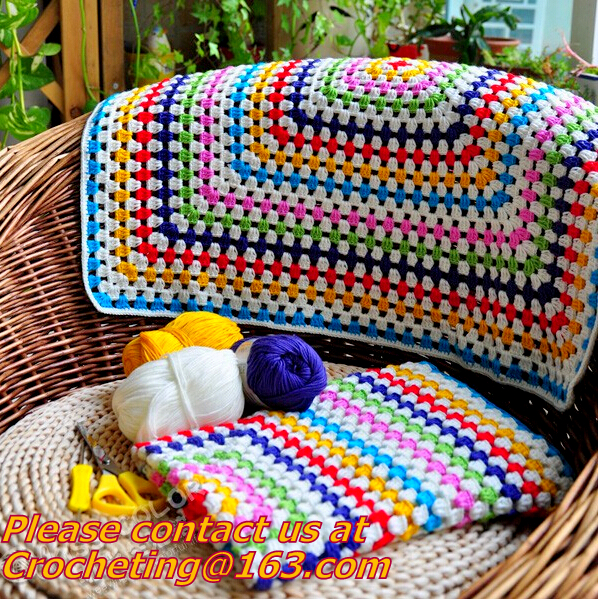 New Retro Daisy Handmade Woolen crochet Sleeping blanket Sofa Bed Casual Nap Throw Fashion